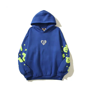 Custom Made Men Puff Print Hoodies hot sale Casual Wear Anti Wrinkle Breathable Comfortable Men Puff Print Hoodies For Adults - Product Image 2