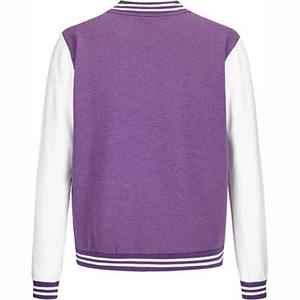 Men's Premium Letterman Jacket Casual Style Stand Collar <b>Covered</b> <b>Button</b> Closure Quick Dry Breathable Polyester/Cotton Blend - Product Image 2
