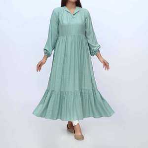 Camisa de lino árabe sólida PW3169 1PC - Product Image 1