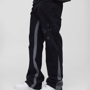 Custom distressed jeans womens jeans high waist jeans fashion jeans private label bulk orders usa - Product Image 1