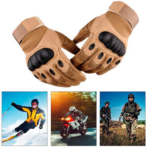 Gants de moto en cuir de qualité supérieure, coupe-vent, grande taille, noirs, pour la course sur route, sans manches, doux, pour l'été et l'hiver - Product Image 4