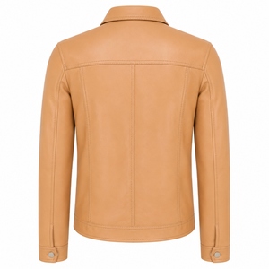 <b>Men</b> Cowhide Skin <b>Leather</b> Fashion <b>Jacket</b> New Design High Quality <b>Men</b> <b>Leather</b> <b>Jacket</b> Best Price Genuine <b>Leather</b> Made In Pakistan - Product Image 3