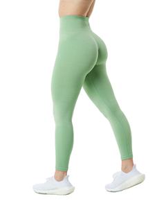 Leggings de yoga personnalisés, solides, respirants, à séchage rapide, taille haute, écologiques, pour femmes et hommes – Compression sans couture pour l'entraînement en salle de sport, effet beurre - Product Image 6