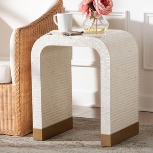 Moroccan Bone Inlay Side Table Handmade MDF wardrobe and Bedside Table Decorative Bedroom Nightstand Furniture - Product Image 6