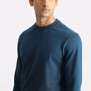 Sudadera de Algodón Tejido para Hombre, Manga Larga, Cuello Redondo, Patrón 3D, Impresión Digital, Ropa Deportiva Casual, Logotipo Personalizado - Product Image 2