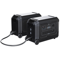 SOUOP S5 Tragbare Powerstation mit Großer Kapazität, Notstrom-Generator für Zuhause, 5000W 4000W Industrielle LiFePO4 Solar-Powerstation