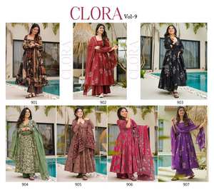 Magnifique robe Anarkali indienne pakistanaise en coton Mal, tissu fantaisie imprimé numériquement, pour mariage, décontractée, traditionnelle, vêtements pour femmes - Product Image 3