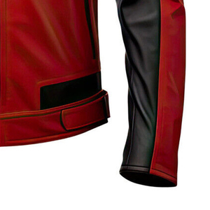 เสื้อแจ็คเก็ตหนังแกะแท้สำหรับผู้ชายและผู้หญิง สวมใส่สบาย ระบายอากาศได้ดี แห้งเร็ว เหมาะสำหรับขี่มอเตอร์ไซค์ แข่งรถ คุณภาพดีเยี่ยม ชุดกีฬา - Product Image 4