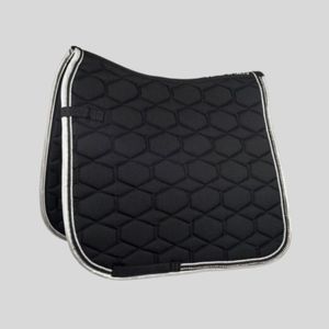 แผ่นรองอานม้าสำหรับเดรสสาจ ขายส่งจากโรงงาน สีพื้น ดีไซน์ทันสมัย ปักโลโก้ตามสั่ง สำหรับฝึกขี่ม้า ขายดี ราคาถูก - Product Image 3