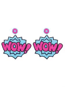 Pendientes de Frutas Modernos y Lindos para Mujer, con Cuentas de Limón, Naranja, Sandía y Kiwi, Hechos a Mano y Bordados - Product Image 5