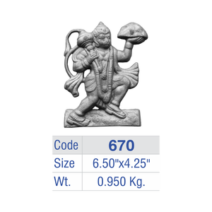 Panneau de balustrade de balcon en aluminium Lord Hanuman, insert de clôture en fonte Maruti, garde-corps de villa de luxe, dévotionnel Pavana Putra - Product Image 6