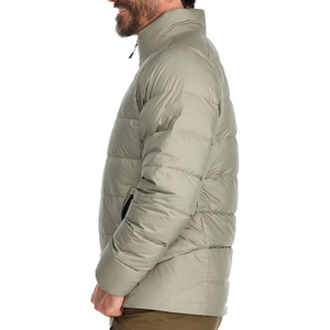 Veste courte en polyester écologique pour homme, doudoune d'automne avec col montant ajustable, blocs de couleur et imprimé 3D - Product Image 4