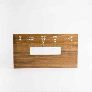 Caja de Pañuelos Decorativa Ecológica de Diseño Clásico Hecha a Mano con Incrustaciones de Nácar, Porta Servilletas con Logotipo Personalizado para Regalo Árabe - Product Image 3