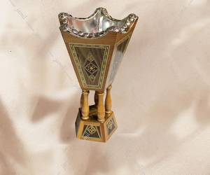 Support de brûleur d'encens en bois fait main de style islamique pour Bakhoor et Oud - Vente en gros - Product Image 1