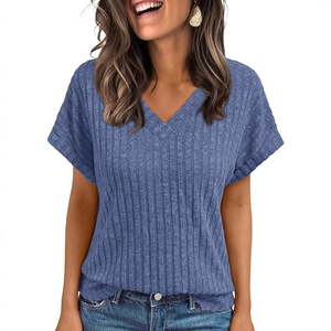 Camiseta informal estampada para mujer, camiseta de manga corta de verano, tela suave transpirable, Top ligero y cómodo para uso diario femenino - Product Image 3