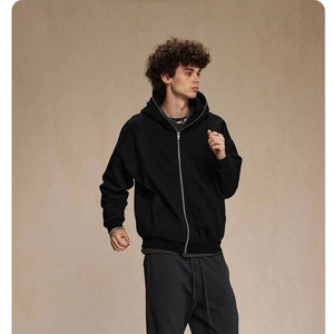 Fabrication de sweats à capuche zippés pour hommes, style professionnel, nouvelle collection, sur mesure, vente en gros, haute qualité, en vente. - Product Image 3