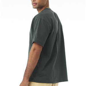 เสื้อเชิ้ตผู้ชายสั่งทำพิเศษ คุณภาพสูง ผ้าฝ้าย 100% พิมพ์ลายพัฟฟ์ เสื้อยืด OEM สำหรับงานพิมพ์ลายพัฟฟ์ พร้อมคอเสื้อสำหรับงานพิมพ์ลายพัฟฟ์ - Product Image 4