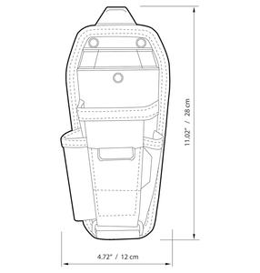 Pochette à outils robuste multi-poches avec clip pour mètre à ruban et porte-crayon, ceinture porte-outils durable – Offre spéciale - Product Image 6