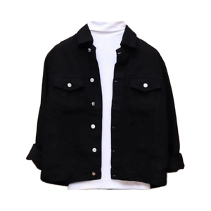Doudoune en jean doublée Sherpa pour homme Design Hip Hop vintage Respirant Séchage rapide Stylisée Saison hivernale - Product Image 1