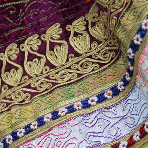 ชุดเต้นรำสไตล์บันจาราคุณภาพสูง แขนยาว ปักลายเต็มตัว ผ้ากำมะหยี่แท้ ลูกไม้รักษ์โลก - Product Image 4