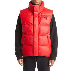 Chaqueta de burbujas sin mangas para hombre, transpirable y ecológica, con color y diseño personalizables, para invierno. - Product Image 4