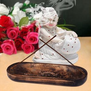 Handcrafted Wooden Ash Catcher Wholesale Price Handmade Incense Holder Tray for <b>Home</b> <b>Temple</b> Ash Collection Use - Product Image 4