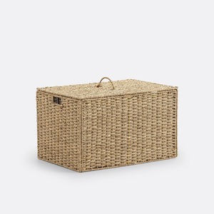 Rectangular <b>foldable</b> seagrass <b>basket</b> Handmade Storage <b>Basket</b> Wholesale eco-friendly Made Viet Nam - Product Image 1