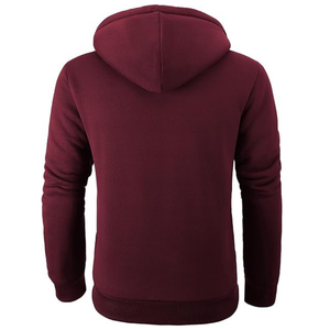 Hoodie court pour homme, échantillon gratuit, en molleton bouclette épais, coupe oversize, imprimé sérigraphié sur l'épaule, style streetwear - Product Image 3