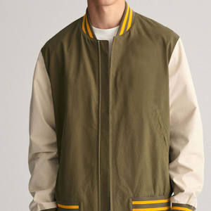 Blousons universitaires en satin à boutons recouverts 2025 – Vêtements pour hommes en satin en gros – Nouvelle collection grande taille – Blouson homme de haute qualité – Blouson de neige - Product Image 2