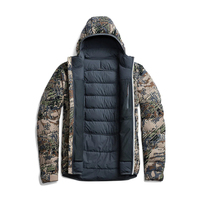 Veste de chasse 100% imperméable avec logo personnalisé, respirante, pour l'automne, vêtements d'extérieur imperméables pour hommes, veste matelassée de chasse.