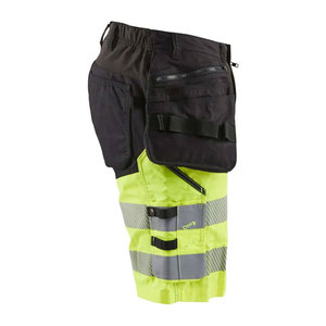 Unisex High Visibility Safety Hi Viz <b>Working</b> Wear Cargo Shorts Multi Pocket Worker Cotton Reflective Construction Safety Shorts - Product Image 6