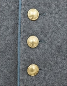 Veste d'uniforme de garde historique de style confédéré pour homme, reproduction civile, toutes saisons - Product Image 6