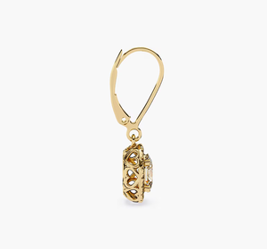 Wholesale IGI Certified Lab Grown <b>Diamond</b> Vintage Gold Plated Drop <b>Earrings</b> for Women-Wedding & Anniversary Gift Jewelry - Product Image 3