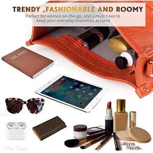 Viva Terry Vegan <b>Leather</b> Crossbody <b>Bag</b> Adjustable Strap Fashion Shoulder Purse - Product Image 4