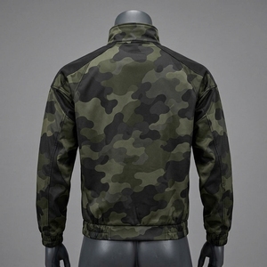 Conjunto Deportivo de Camuflaje para Hombre, Chaqueta Deportiva con Cierre Completo, Pantalones Jogger, Ropa Deportiva para Entrenamiento, Gimnasio, Running, Logotipo Personalizado - Product Image 3
