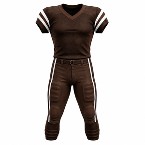 Uniforme de football américain de haute qualité, design personnalisable, tissu durable pour les entraînements, les matchs et les utilisations sportives en équipe. - Product Image 1