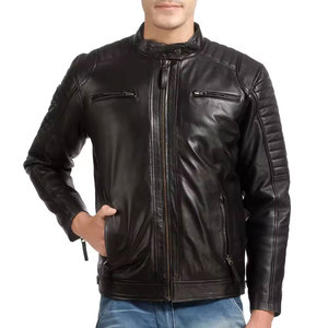 Hot Sale High Quality <b>Long</b> Motorbike Leather <b>Jacket</b> Hooded Collar Factory Online Supply New for Winter Season <b>jacket</b> for <b>men</b> - Product Image 4
