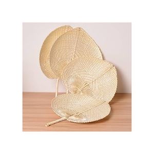 Abanico de Hoja de Palma Natural, Hecho a Mano, Artesanía Tradicional Vietnamita, Decoración para el Hogar - Product Image 1