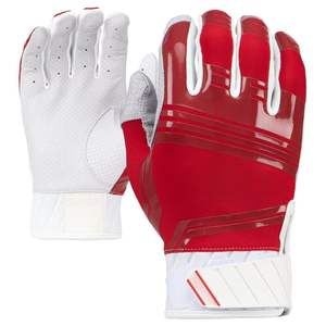 Gants de baseball respirants en cuir à double rembourrage, fermeture auto-agrippante, pour adultes et jeunes – Prix usine, vente chaude - Product Image 1