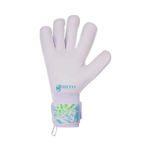 Gants de gardien de but de qualité supérieure, design personnalisé, paume avant en latex Giga 3,5 mm, dos en relief et impression en silicone, coupe hybride - Product Image 3