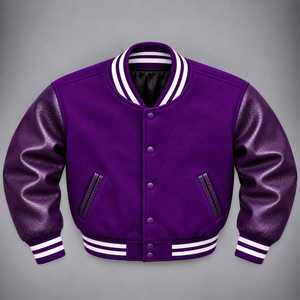 Vestes universitaires en gros pour les marques de streetwear, commande en gros, fabrication sur mesure, États-Unis - Product Image 1