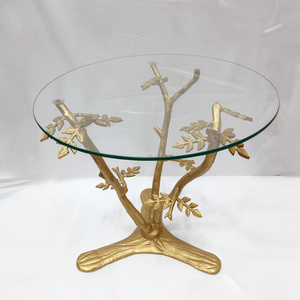 <b>Coffee</b> <b>Table</b> Aluminum Clear Glass Material Best New Nesting Solid Smart Top <b>Rustic</b> Living Room <b>Coffee</b> <b>Table</b> - Product Image 1