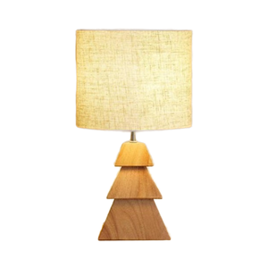 Lámpara de Mesa Minimalista Hecha a Mano de Madera Maciza, Lámpara de Noche para Decoración del Hogar, Iluminación, Artesanía de Bambú y Madera - Product Image 6