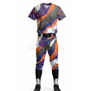 Uniforme de Béisbol Personalizado Fresh Now, Conjunto de Pantalones y Camiseta, Diseño Sublimado Premium, Poliéster Transpirable para Jugadores de Béisbol - Product Image 5