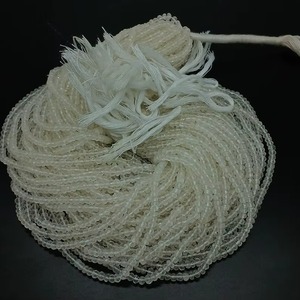 Natural Crystal Quartz Round Beads Wholesale Price Bulk 3MM 5MM Faceted Quartz Gemstone Beads Strand For Jewelry Making Supplies - Product Image 2