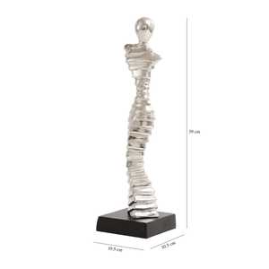 Aluminium <b>Figure</b> Sculpture Modern Art Home Decor Handmade Eco-Friendly Durable Tabletop Installation 15.2x15.2x43.2cm - Product Image 5