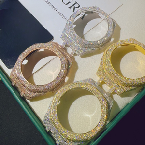 Latest Design Customized Fashion Jewelry Crafted Stainless Steel Fully Iced Out Wrist Watch for Men MOISSANITE Diamonds - Product Image 2