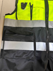 Lightweight High Visibility Reflective Safety <b>Vest</b> for <b>Men</b> Casual Style Waterproof & Breathable Made in Pakistan Cheap Price - Product Image 4