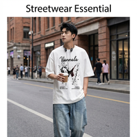 T-shirt publicitaire à col rond en pur coton à manches courtes pour hommes et femmes, motif personnalisé, style européen et américain, grandes tailles