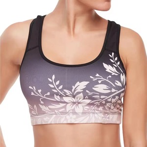 Sujetador deportivo de invierno para mujer con soporte alto, tirantes ajustables, cuello en V, diseño sin costuras y transpirable, hecho de Spandex/Nylon - Product Image 1